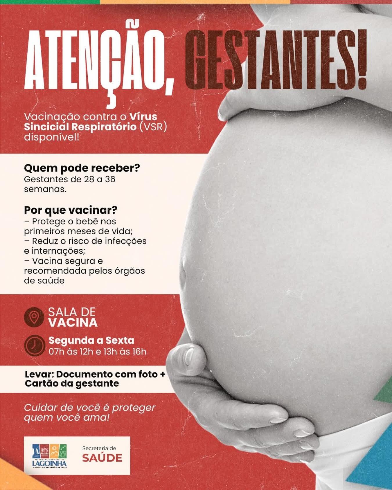 Lagoinha inicia vacinação contra o Vírus Sincicial Respiratório para gestantes