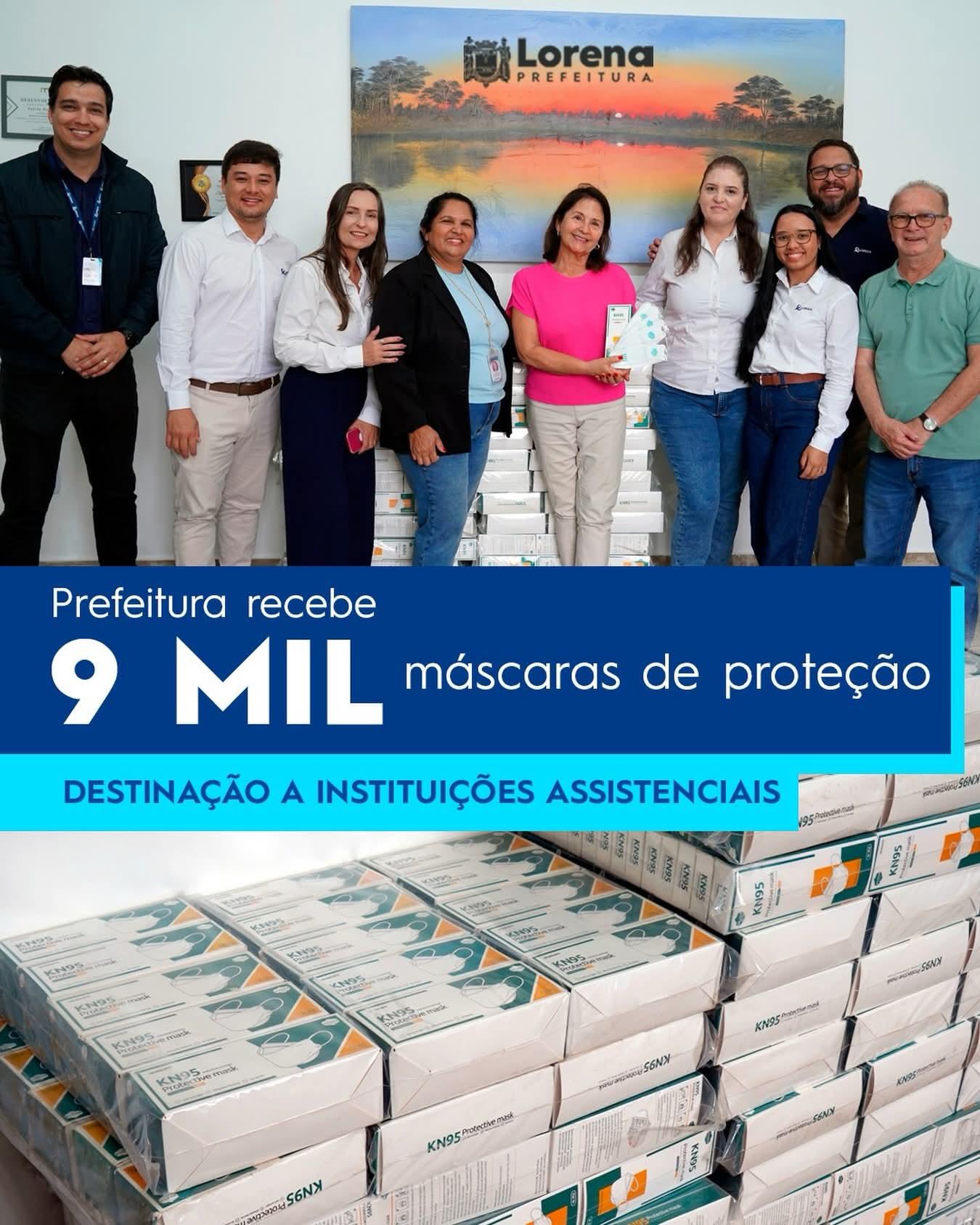 Prefeitura recebe nove mil máscaras de proteção para destinação a instituições assistenciais