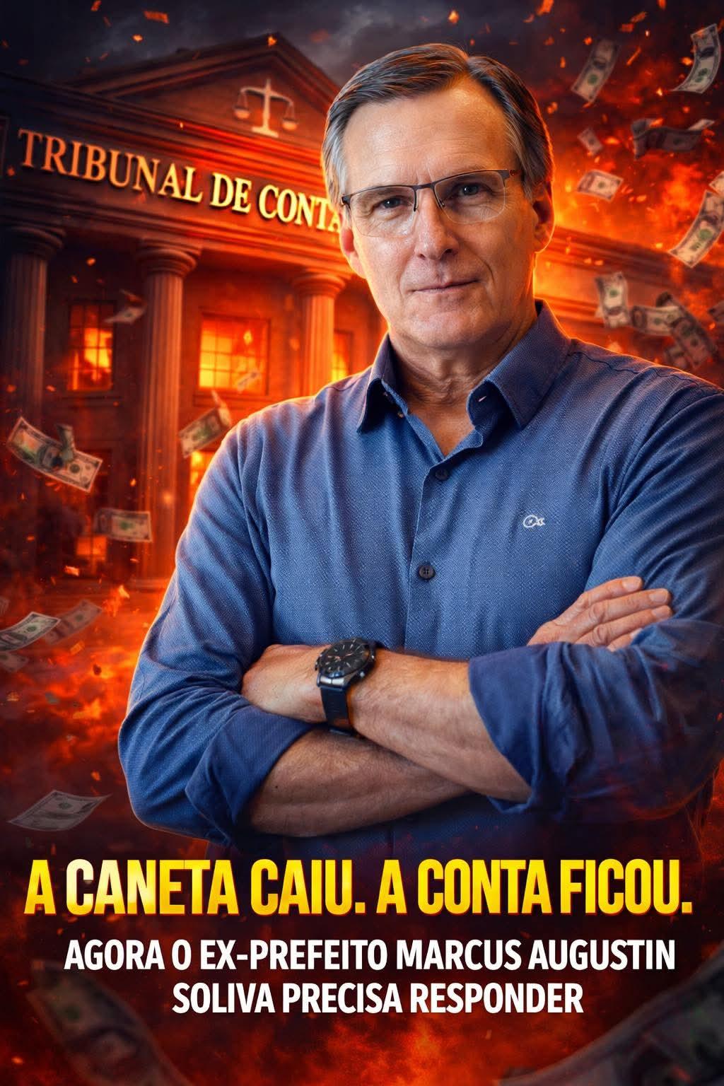 A caneta caiu, a conta ficou Tribunal de Contas aperta o cerco sobre Marcus Augustin Soliva 