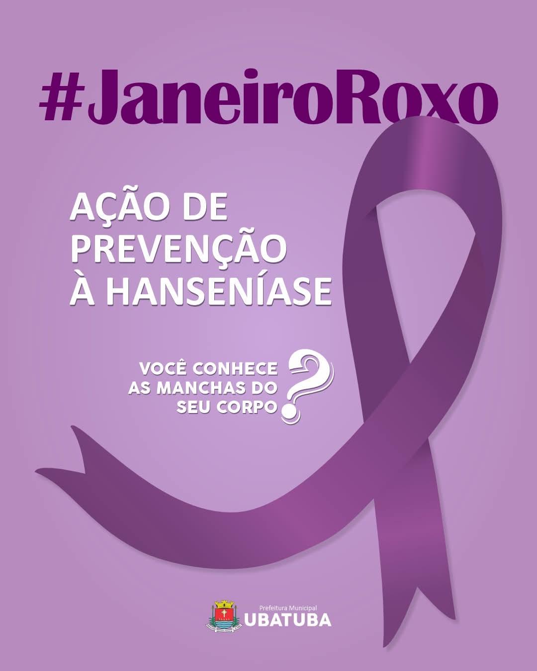 Secretaria de Saúde de Ubatuba promove ações do Janeiro Roxo para conscientização sobre a hanseníase