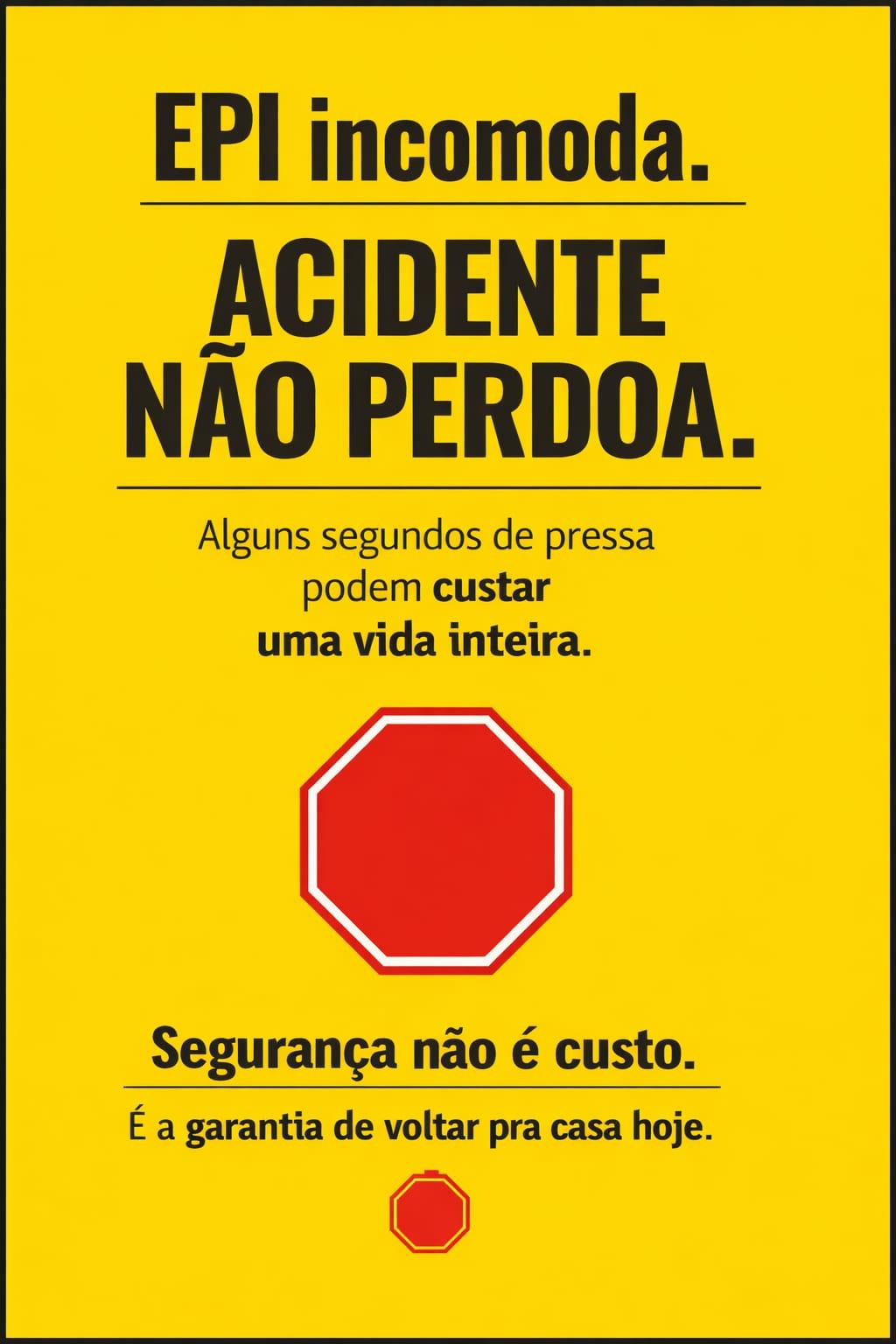 Segurança do trabalho não é excesso de zelo, é garantia de vida