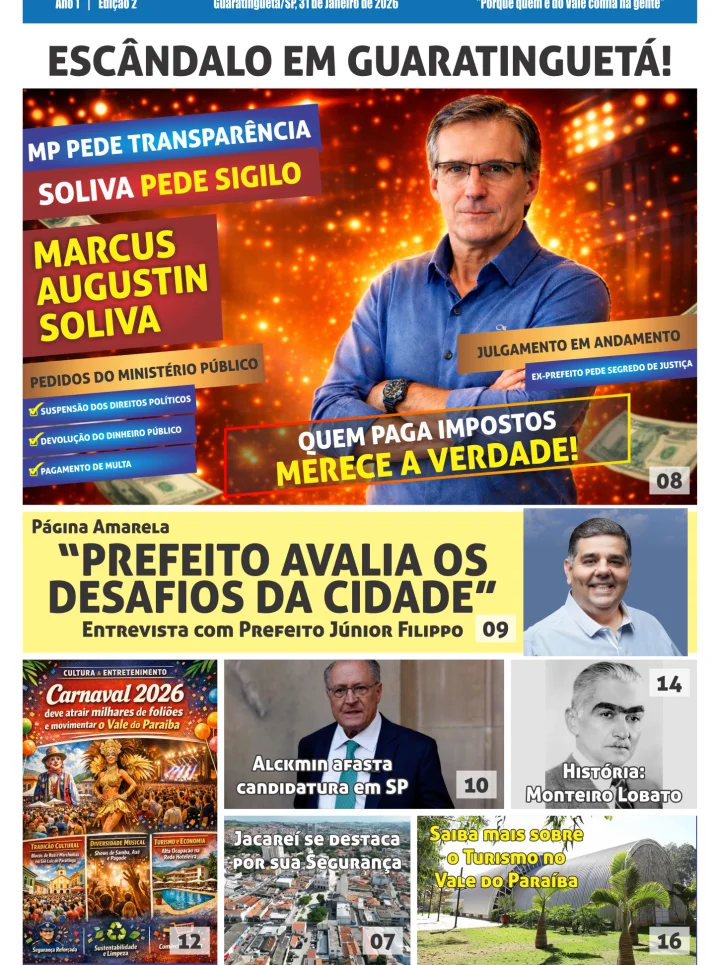 ESCANDALO EM GUARATINGUETÁ