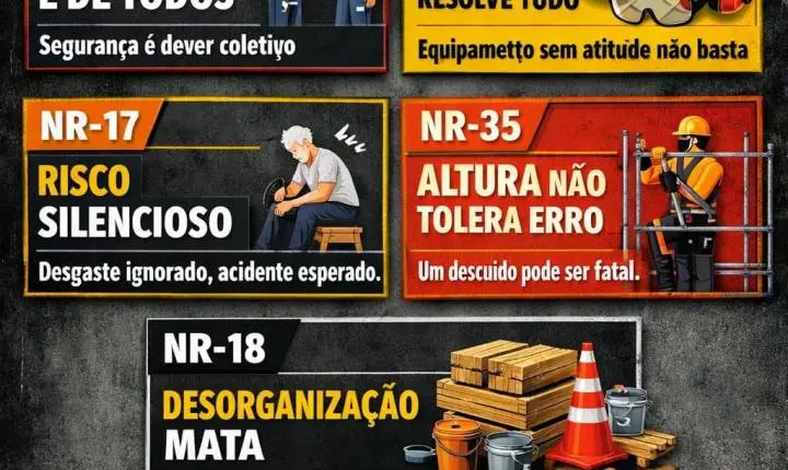 Segurança no trabalho falha quando normas existem, mas não são levadas a sério